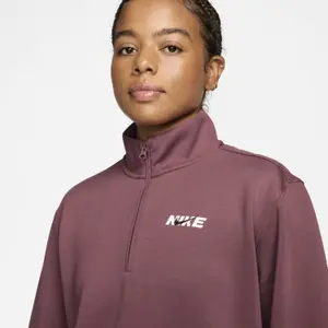 Träningstopp för kvinnor Nike Studio Fleece Sport image-2