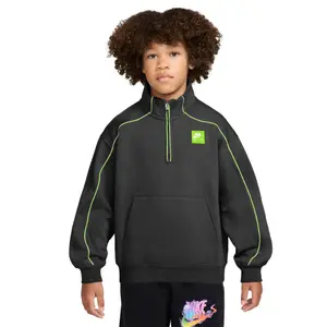 Sweatshirt med 1/2 lynlås til børn Nike Air