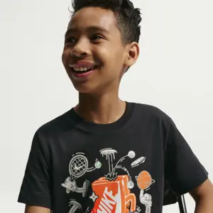 T-shirt med tryk til børn Nike image-4