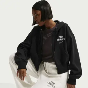 Felpa con cerniera a cappuccio da donna Nike Phoenix image-2