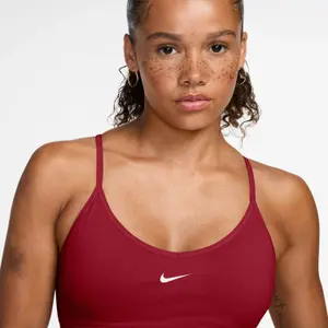 Nahtlose stillende Damenbustier mit leichter Polsterung Nike Pro image-1