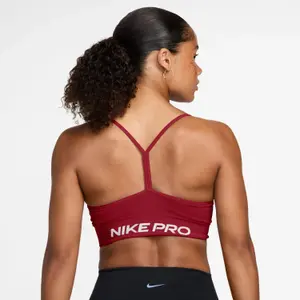 Nahtlose stillende Damenbustier mit leichter Polsterung Nike Pro image-2