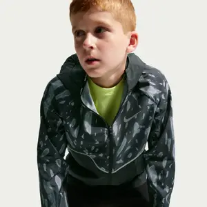 Waterproof hooded jacket for children Nike Miler image-4