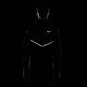 Waterproof hooded jacket for children Nike Miler image-5