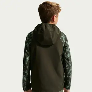 Waterproof hooded jacket for children Nike Miler image-3