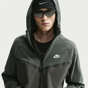 Zip Hoodie i Vävnad Nike image-4