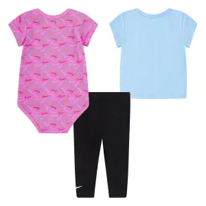 3-piece baby girl set Nike Swoosh Logo image-1