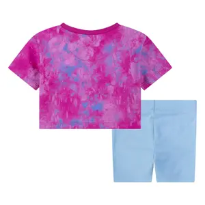 Baby girl t-shirt and shorts set Nike Boxy image-1
