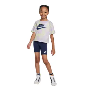 Baby girl t-shirt and shorts set Nike Boxy image-0