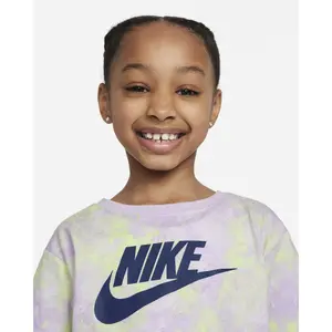 Baby girl t-shirt and shorts set Nike Boxy image-2