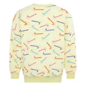 Nike Swoosh Logo BF Baby Girls Sweatshirt image-1