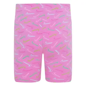 Baby girl cycling shorts Nike Swoosh Logo image-1