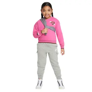 Nike Swoosh Girlss Crewneck Sweatshirt image-1