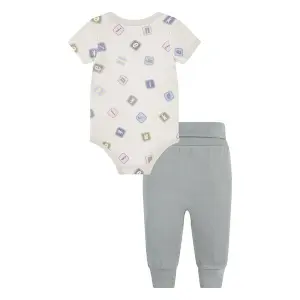 Baby leggings and bodysuit set Nike AOP image-1
