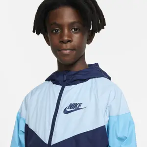 Waterproof jacket for children Nike Windrunner image-4