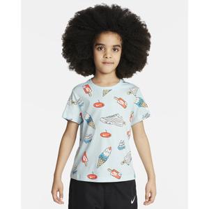 86m101-g25-kinder-t-shirt-nike-sole-food-print-blauwe-gletsjer