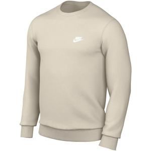 bv2662-104-sweatshirt-nike-club-fleece-marron-bois-clair-blanc