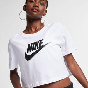 Camiseta crop top de mujer Nike Sportswear Essential image-1