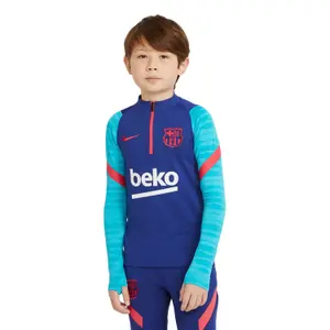 Trainingsshirt met 1/4 rits voor kinderen FC Barcelone Strike 2020/21 image-0