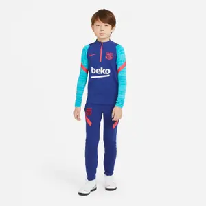 Trainingsshirt met 1/4 rits voor kinderen FC Barcelone Strike 2020/21 image-4