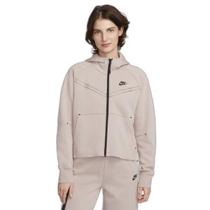 cw4298-272-sweatshirt-damen-nike-tech-fleece-windrunner-hellbraun-schwarz