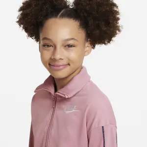 Girl's high-waisted tracksuit Nike image-4