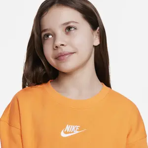 Sweatshirt col rond fille Nike Club BF LBR image-3