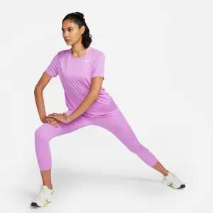 Crop-Leggings mit hoher Taille, Damen Nike One Dri-FIT image-2