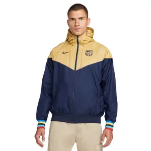 Hooded waterproof jacket FC Barcelone 2022/23 image-0