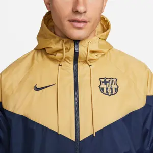 Hooded waterproof jacket FC Barcelone 2022/23 image-3