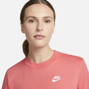 Sweatshirt round neck woman Nike Club Std image-3
