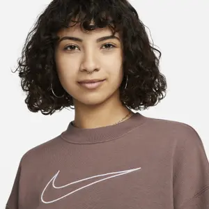 Sweatshirt round neck woman Nike Dri-Fit GT FT GX Essential image-3