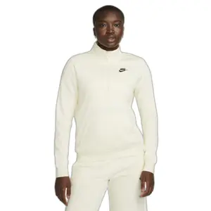 Sweatshirt women's fleece Nike Club Fleece STD QZ image-0