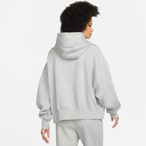 Oversized sweatshirt med huva för kvinnor Nike Phoenix Fleece image-2