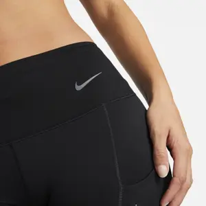 Leggings halbhoch court Frau Nike Dri-FIT Go image-5