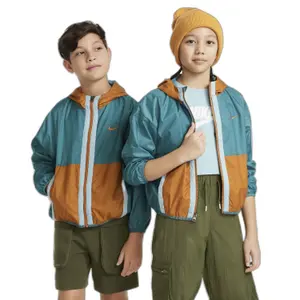 Oversized waterproof jacket for kids Nike image-0