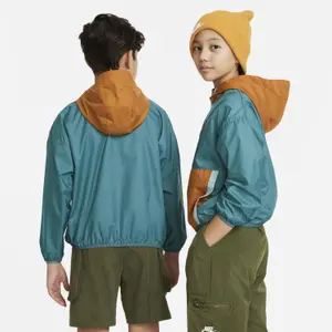 Oversized waterproof jacket for kids Nike image-1