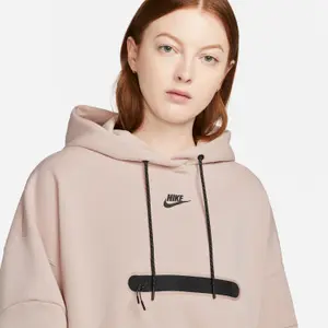 Sweatshirt med hætte til kvinder Nike Sportswear Tech Essential image-4