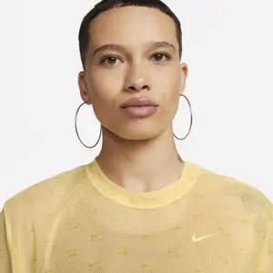 Women's mesh crop top Nike Air AOP image-3