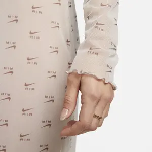 Women's long sleeve dress Nike Air AOP Mesh image-4