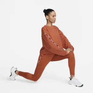 Sweatshirt round neck woman Nike Dri-FIT Get Fit Nvlty image-1