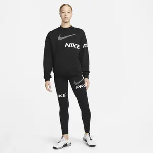 Sweatshirt Rundhalsausschnitt Frau Nike Dri-Fit Get Fit GRX image-1