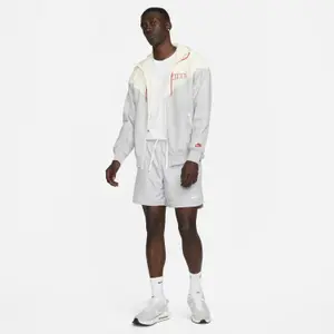 Waterproof jacket with woven lining Nike Windrunner GX image-1