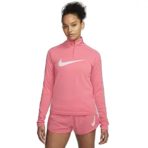 Maillot 1/4 zip femme Nike Dri-FIT Swoosh HBR image-0
