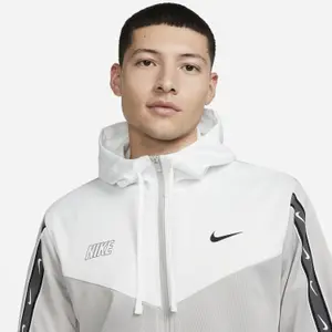 Zip-up hooded tracksuit jacket Nike Repeat image-3