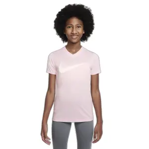 Maillot col V fille Nike Dri-Fit Dri-Fit Swoosh image-0