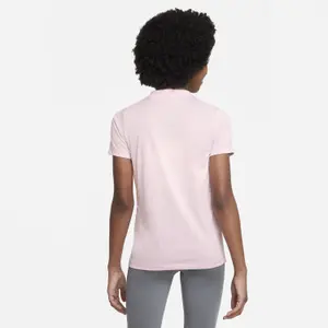 Maillot col V fille Nike Dri-Fit Dri-Fit Swoosh image-2
