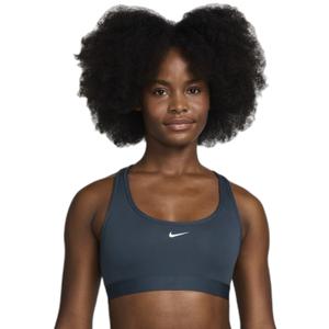 Sujetador femenino de sujeción ligera Nike Swoosh image-1