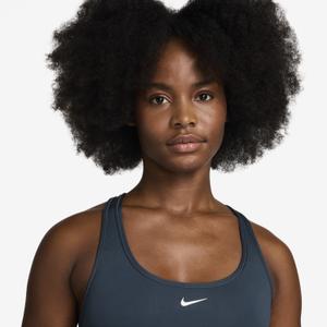 Sujetador femenino de sujeción ligera Nike Swoosh image-5