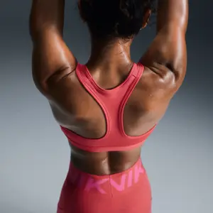 Sport-BH mit normalem Halt Damen Nike Swoosh image-4